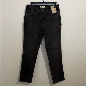 NWT Madewell  Curvy Mid-Rise Stovepipe Jeans Size 29